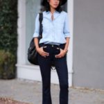 12 образов с джинсами-клеш