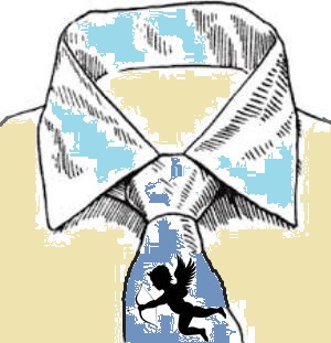 Декупаж на ткани или винтажный галстук в качестве подарка для любимого мужчины